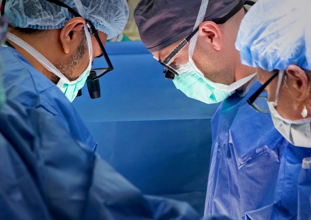 USA Health surgeons perform a procedure.