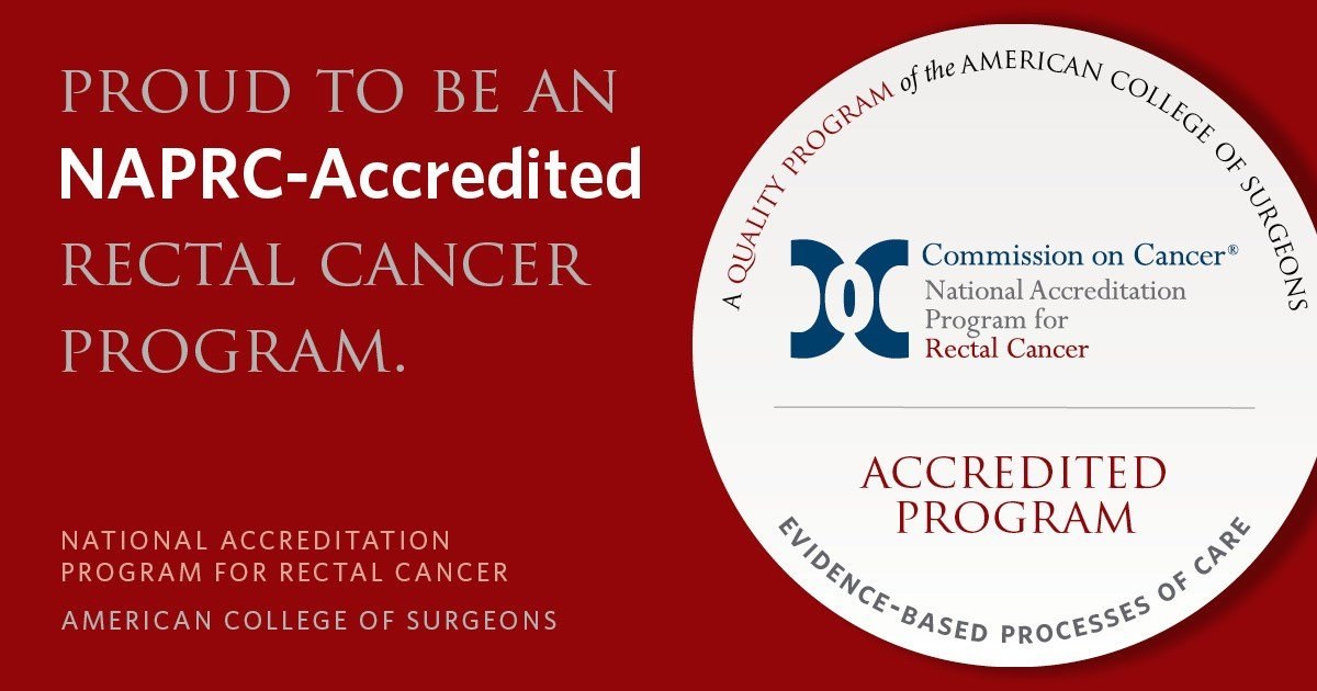 USA Health earns accreditation from the National Accreditation Program for Rectal Cancer of the American College of Surgeon