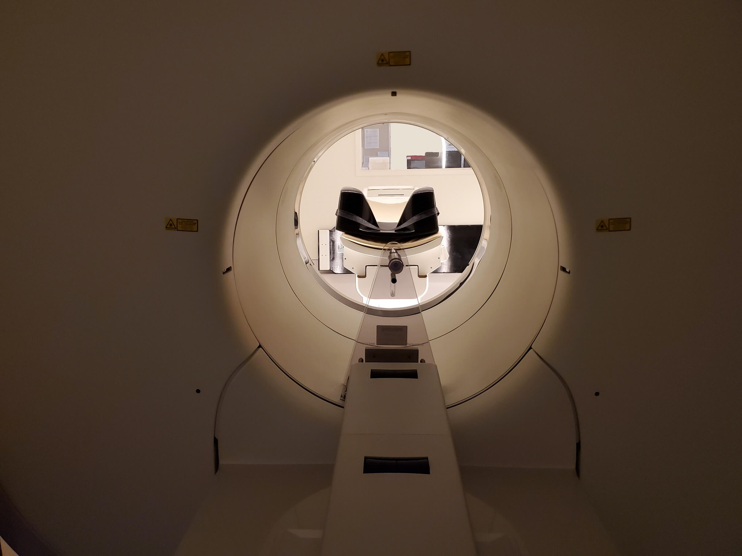 Philips Vereos digital PET/CT scanner interior