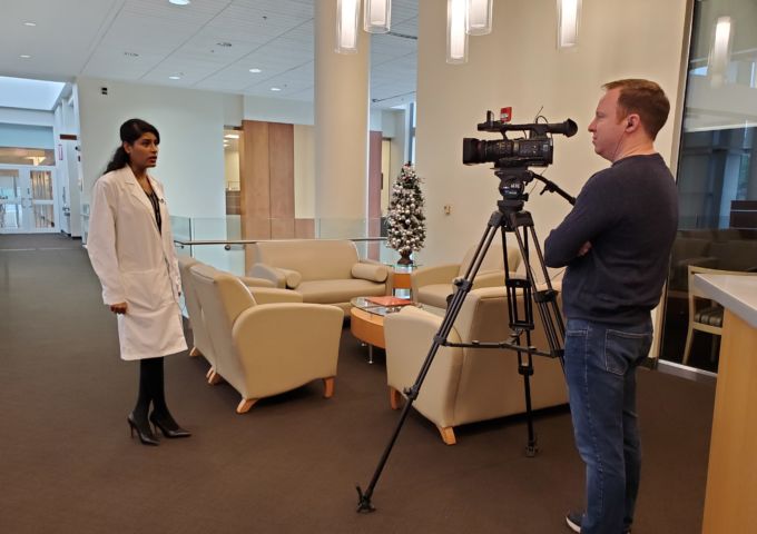 Dr. Teja Poosarla is interviewed by FOX10 News.