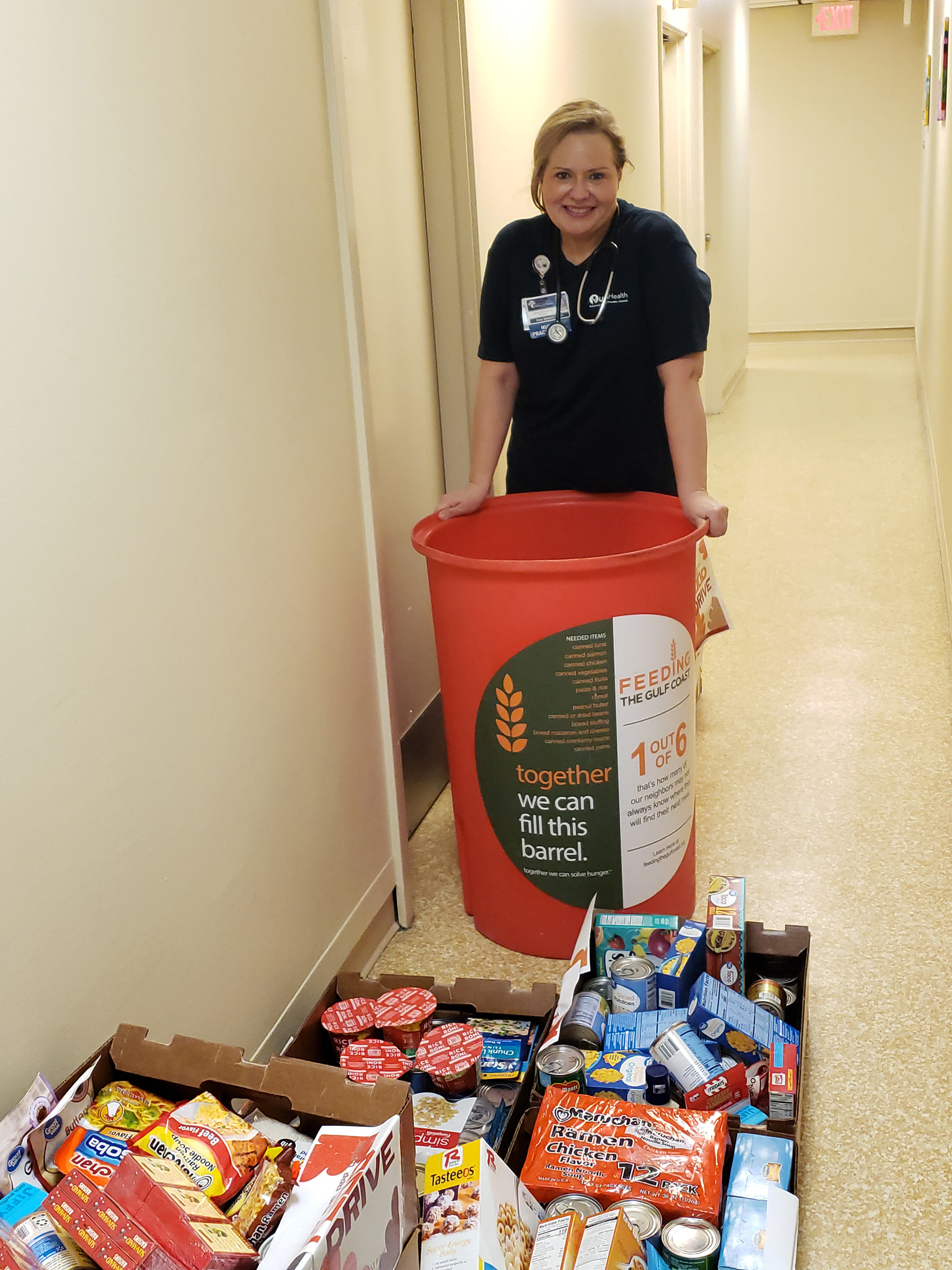 USA Health Advanced Practice Providers Food Drive